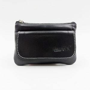 Monedero Piel Solapa Negro Ref: 2645-01