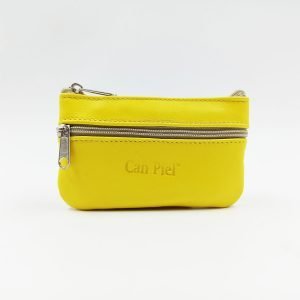 Monedero Cremalleras Pequeño Amarillo Ref: 2642-24