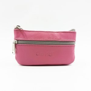 Monedero Cremalleras Pequeño Rosa Ref: 2642-13