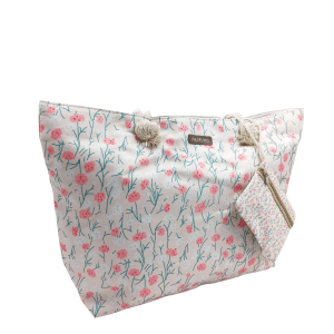 Bolsa Playa Estampada con Bolsito Ref: 3085-02