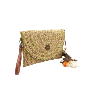 Cartera de Mano-Bandolera Rayas Verde Ref: 3107-19