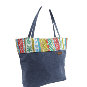 Bolso Cenefa Étnica Azul Ref: 3108-03