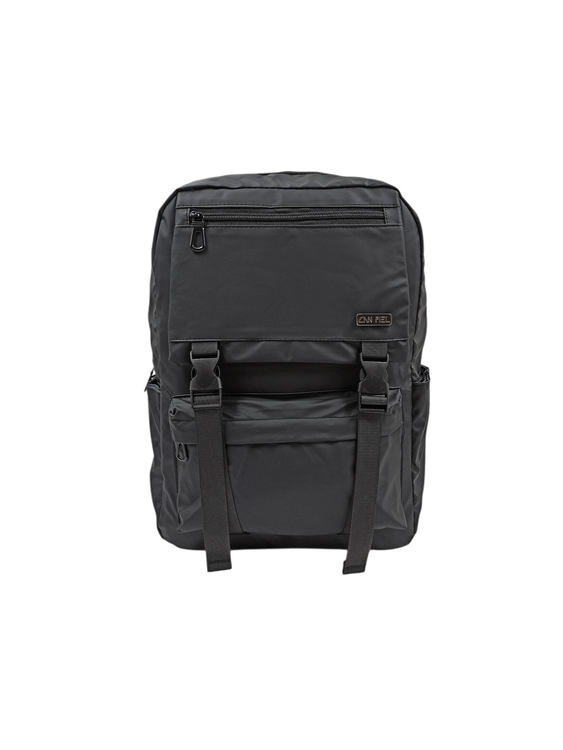 Mochila Textil Solapa Negra Ref: 5096-01 - Imagen 2