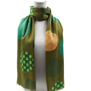 Foulard Estampado Lunares Verde Ref: 7286-19
