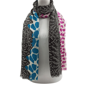 Foulard Estampado Print Negro Ref: 7291-01