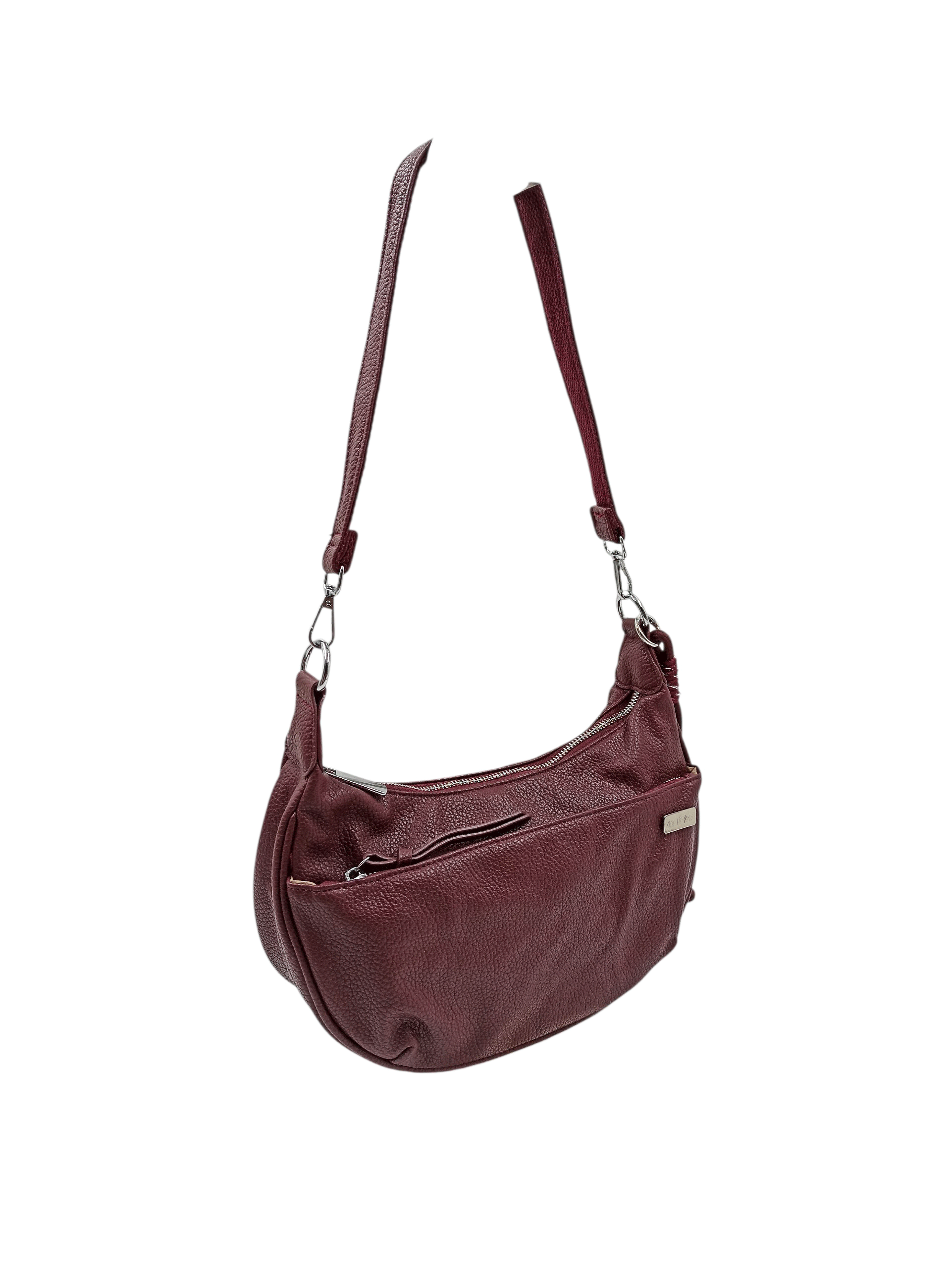 Bolso Media Luna Burdeos Ref: 9507-06