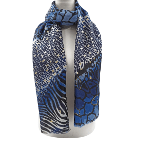 Foulard Azul Estampado Print Ref: 7285-03